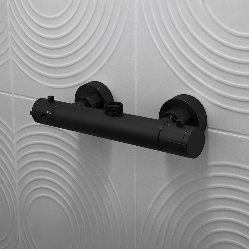 BATERIA ŁAZIENKOWA PRYSZNICOWA T203B CZARNA T203B-BL