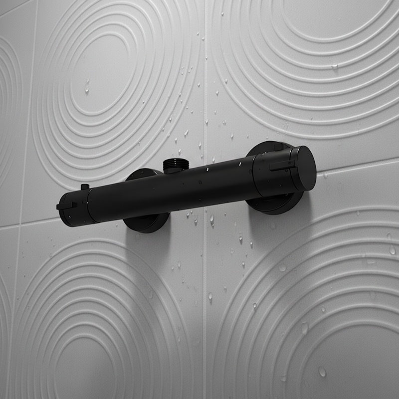 BATERIA ŁAZIENKOWA PRYSZNICOWA T203B CZARNA T203B-BL