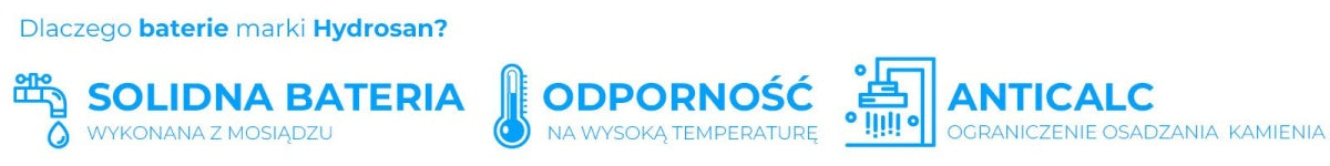 BATERIA PRYSZNICOWA Z TERMOSTATEM ŚCIENNA ŁAZIENKOWA NATRYSKOWA T201 CHROM