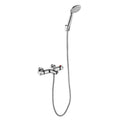 BATERIA PRYSZNICOWA Z TERMOSTATEM ŚCIENNA ŁAZIENKOWA NATRYSKOWA T205 CHROM T205