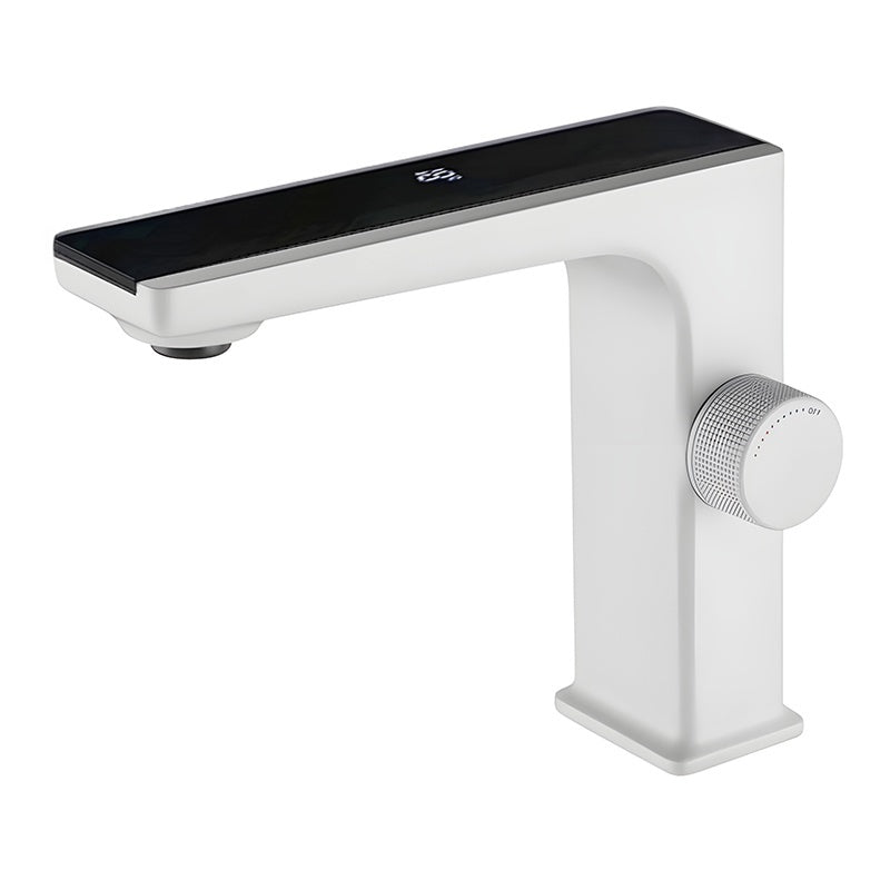 BATERIA UMYWALKOWA ŁAZIENKOWA F11W BIAŁO/CZARNA LCD F11-WH-BL
