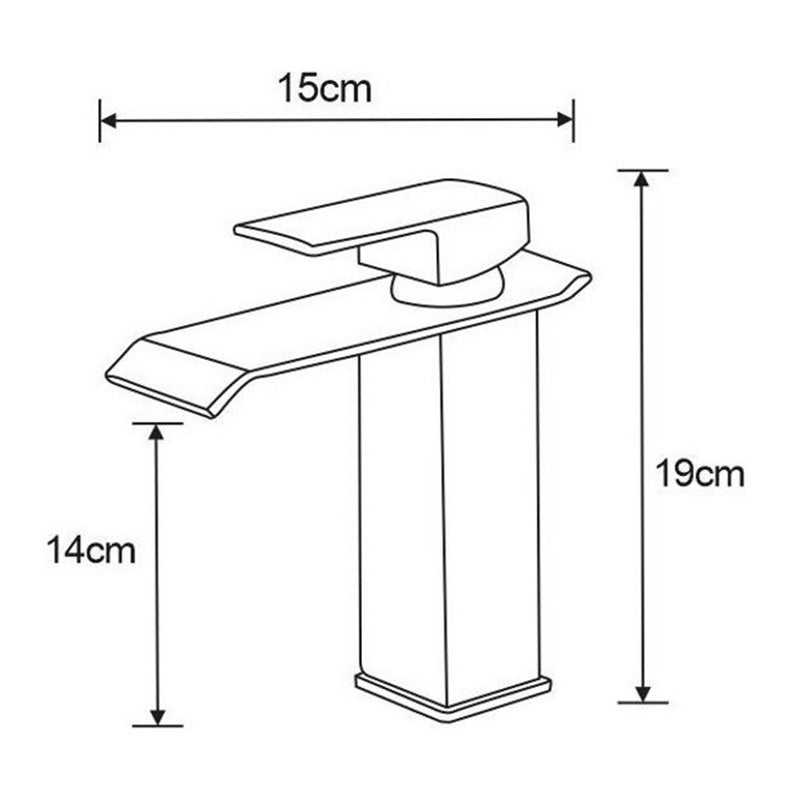 BATERIA UMYWALKOWA ŁAZIENKOWA F303B CZARNA F303B-BL