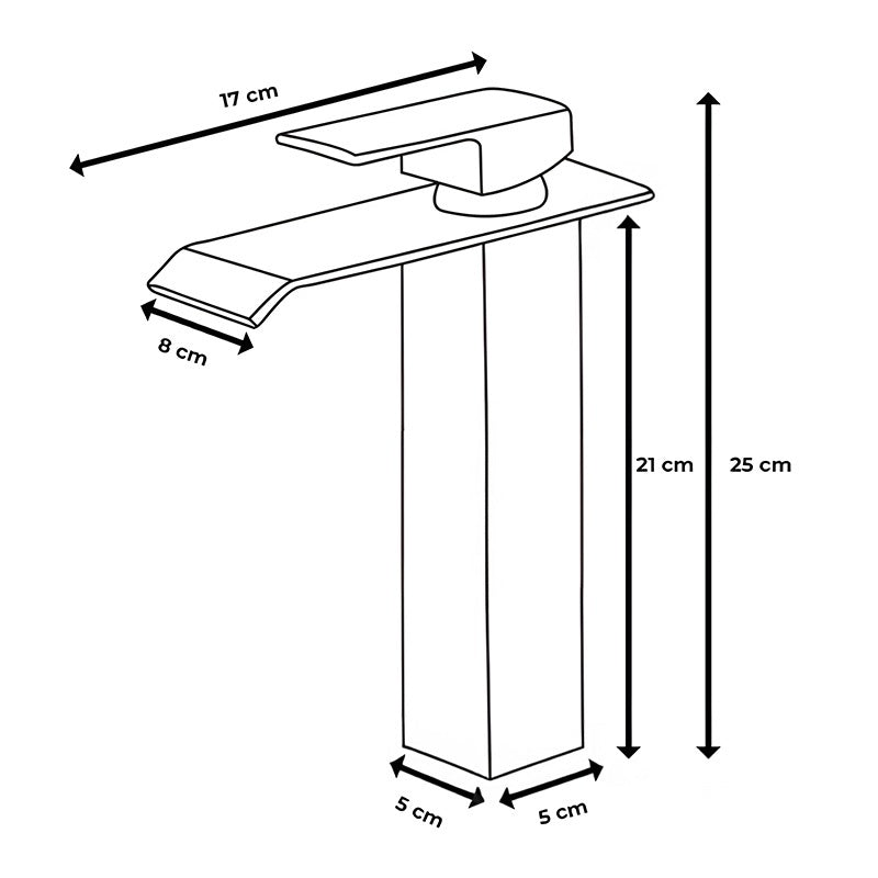 BATERIA UMYWALKOWA ŁAZIENKOWA F303HB CZARNY F303HB-BL