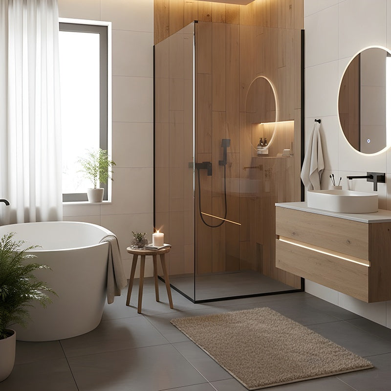 BATERIA WANNOWA PRYSZNICOWA F305B CZARNA F305B-BL