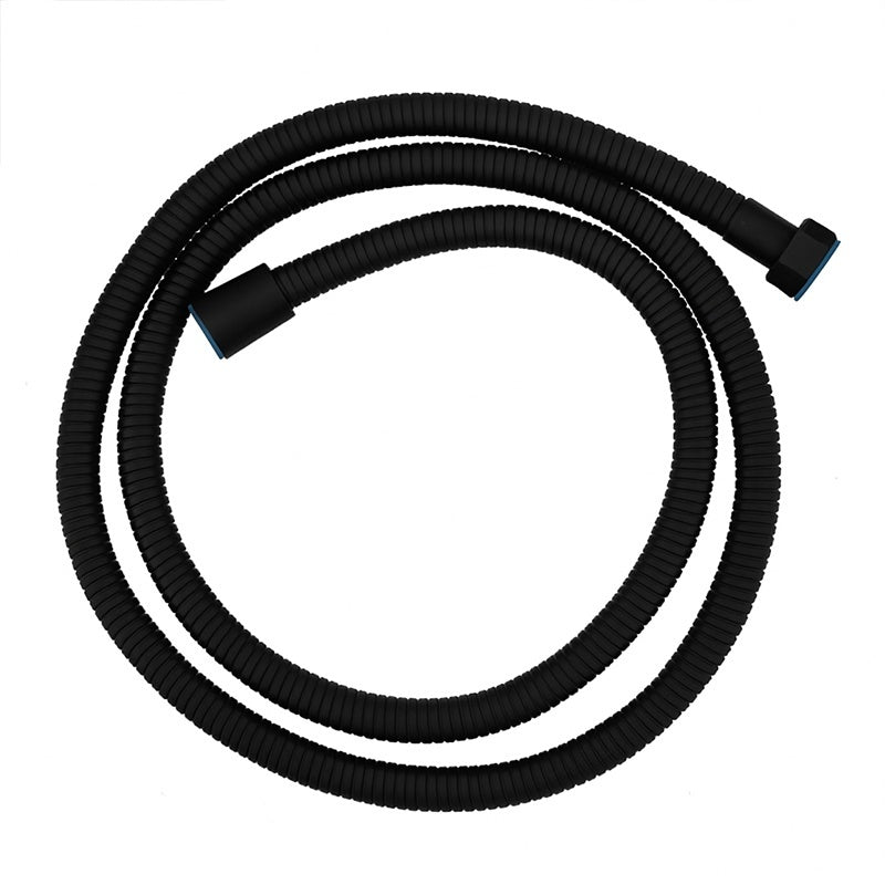 BATERIA WANNOWA ŚCIENNA PRYSZNICOWA NATRYSKOWA ZESTAW F307B-BL CZARNA F307B-BL
