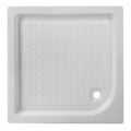 BRODZIK PRYSZNICOWY KWADRATOWY WYSOKI SXL02A BIAŁY 80x80 CM SXL02A-WH-80