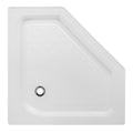 BRODZIK PRYSZNICOWY PIĘCIOKĄTNY WYSOKI SXL07A BIAŁY 80x80 CM SXL07A-WH-80