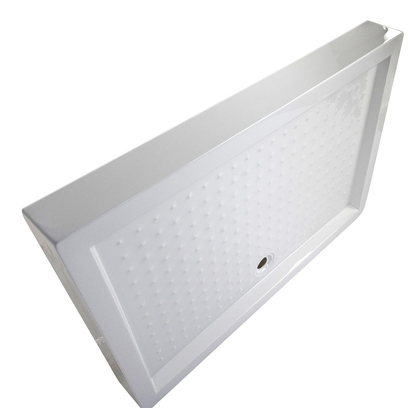 BRODZIK PRYSZNICOWY PROSTOKĄTNY WYSOKI SXL04A BIAŁY 100x90 CM SXL04A-WH-100X90