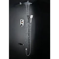 BATERIA PRYSZNICOWA PODTYNKOWA T100 CHROM LCD T100