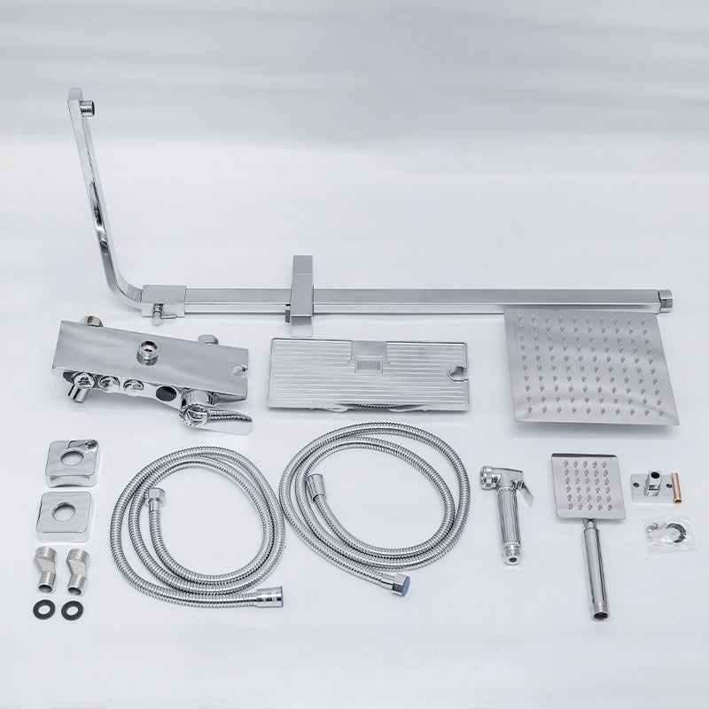 BATERIA PRYSZNICOWA ŁAZIENKOWA F169A CHROM LCD F169A