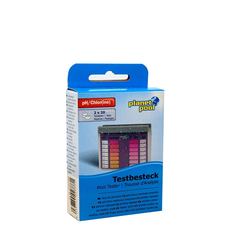 CHEMIA ZESTAW DO BASENU CHLOR SZOK PH PLUS MINUS TESTER SET STARTER-SET