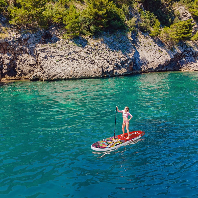 DESKA SUP LEO DO PŁYWANIA STAND UP PADDLE DMUCHANA POMPOWANA 320CM ZESTAW LEO