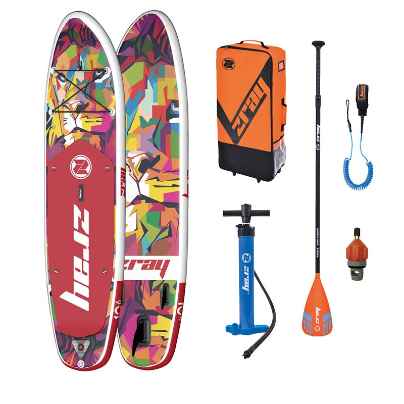 DESKA SUP LEO DO PŁYWANIA STAND UP PADDLE DMUCHANA POMPOWANA 320CM ZESTAW LEO