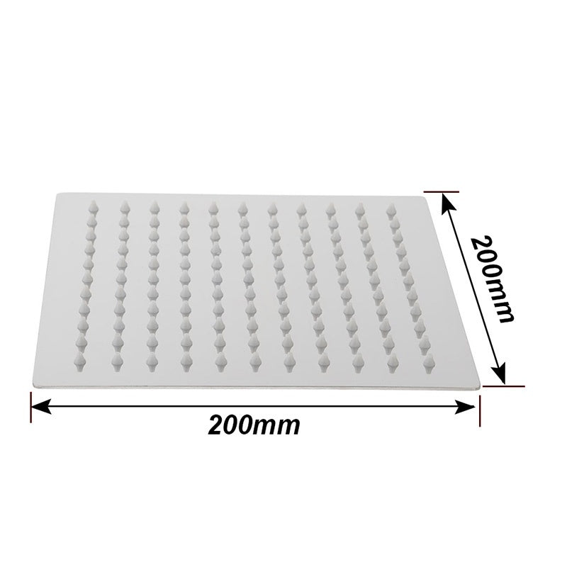DESZCZOWNICA PRYSZNICOWA SLIM R01A CHROM 20x20 CM R01A