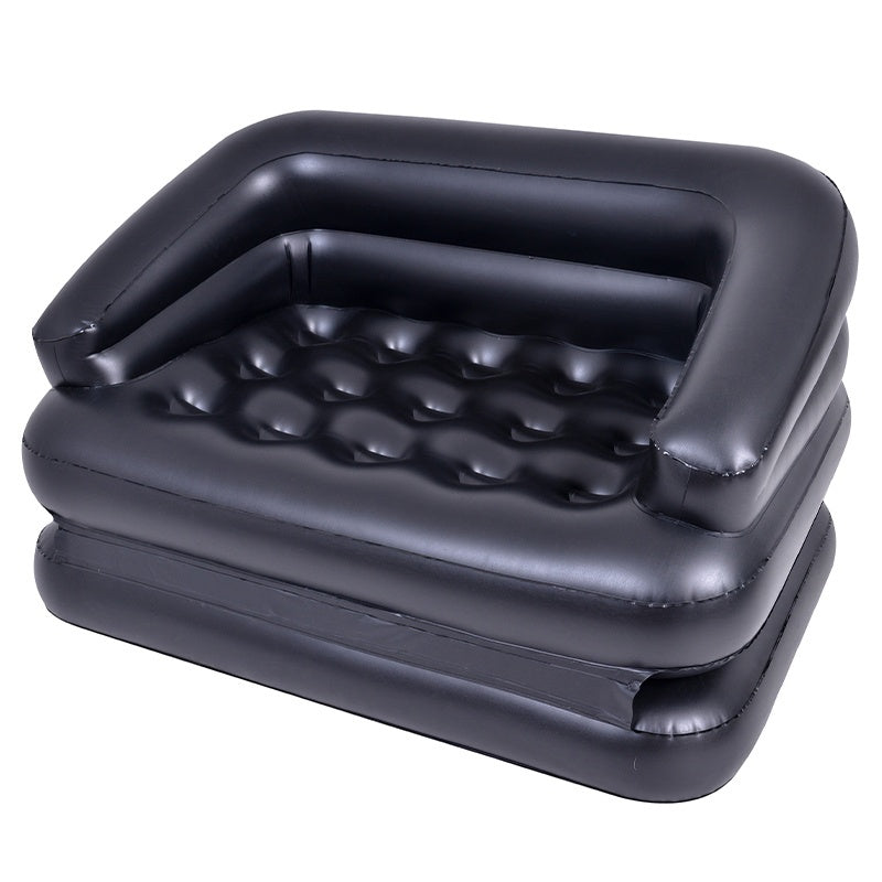 DMUCHANA SOFA MATERAC POMPOWANY 5w1 CZARNA 198x138 CM BALLO-SOFA