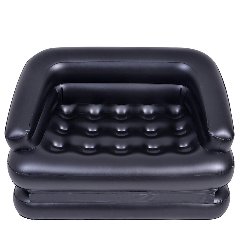 DMUCHANA SOFA MATERAC POMPOWANY 5w1 CZARNA 198x138 CM BALLO-SOFA