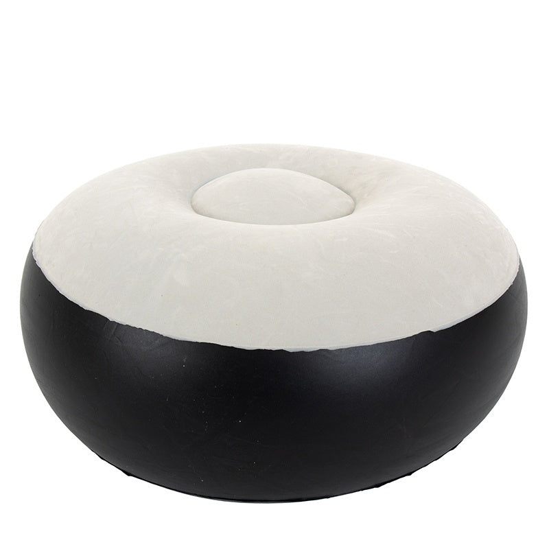 FOTEL DMUCHANY POMPOWANY Z PODNOŻKIEM PUFĄ NA PLAŻĘ OGRÓD COMFY COMFY
