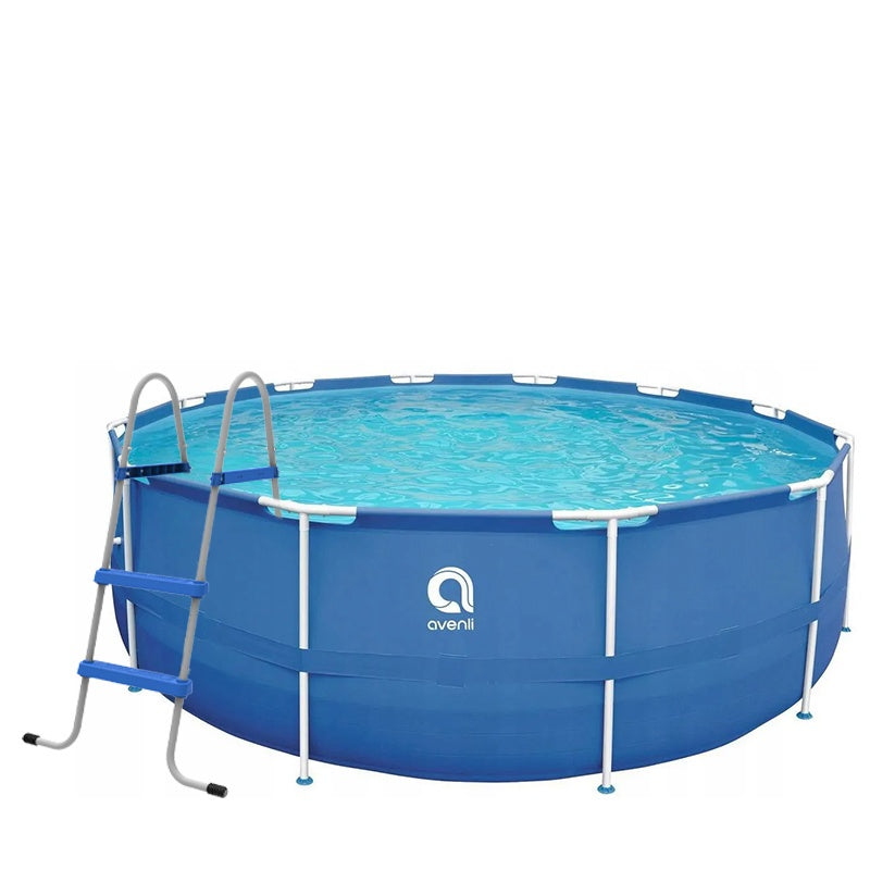 DRABINKA DO BASENU OGRODOWEGO DWUSTRONNA SOLIDNA 2-STOPNIOWA LADDER 84 CM LADDER