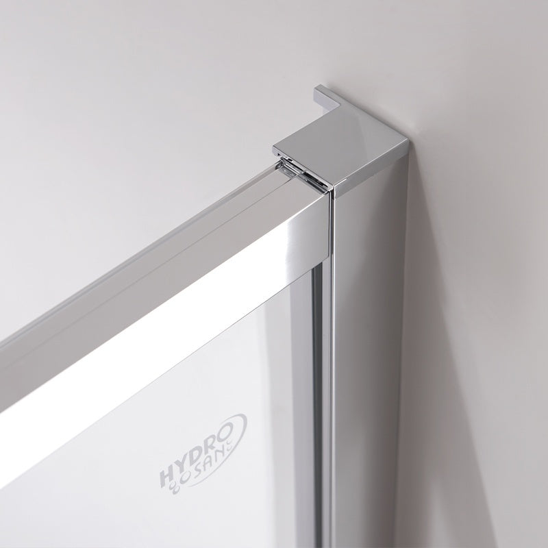 DRZWI PRYSZNICOWE SUPER SLIM NOVA CHROM 100 CM 6 MM NOVA-CH-100