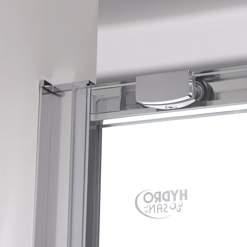 DRZWI PRYSZNICOWE SUPER SLIM NOVA CHROM 130 CM 6 MM NOVA-CH-130