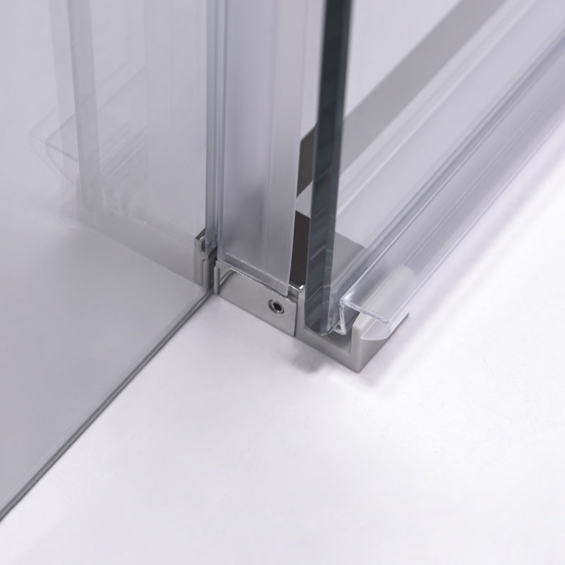 DRZWI PRYSZNICOWE SUPER SLIM NOVA CHROM 130 CM 6 MM NOVA-CH-130