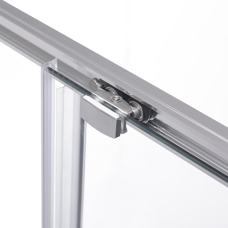 DRZWI PRYSZNICOWE SUPER SLIM NOVA CHROM 130 CM 6 MM NOVA-CH-130