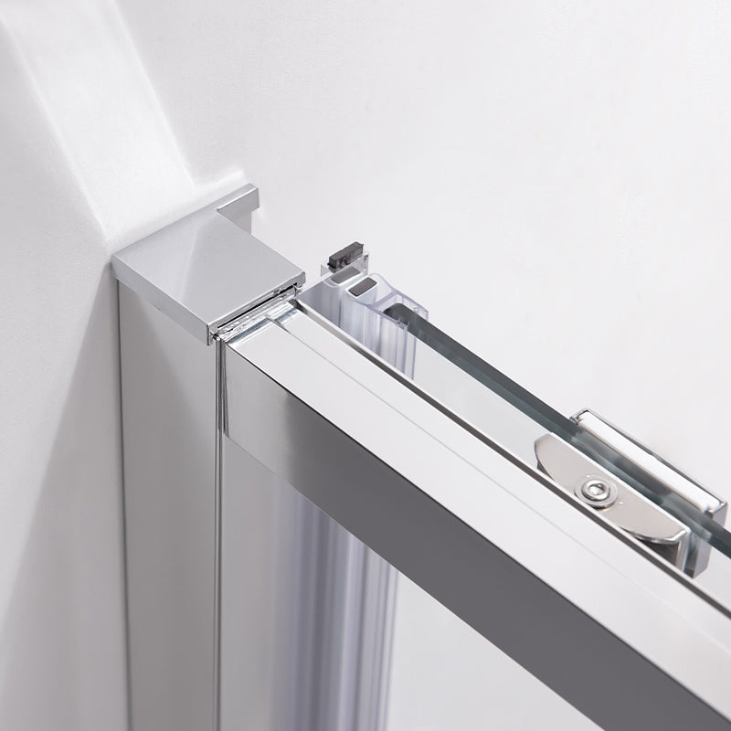 DRZWI PRYSZNICOWE SUPER SLIM NOVA CHROM 130 CM 6 MM NOVA-CH-130