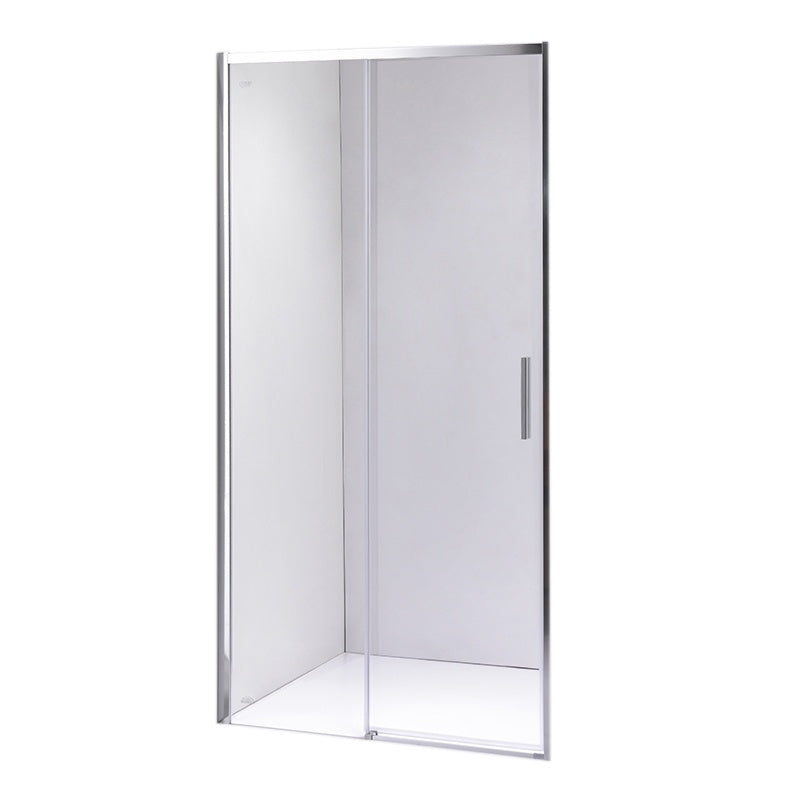 DRZWI PRYSZNICOWE SUPER SLIM NOVA CHROM 130 CM 6 MM NOVA-CH-130