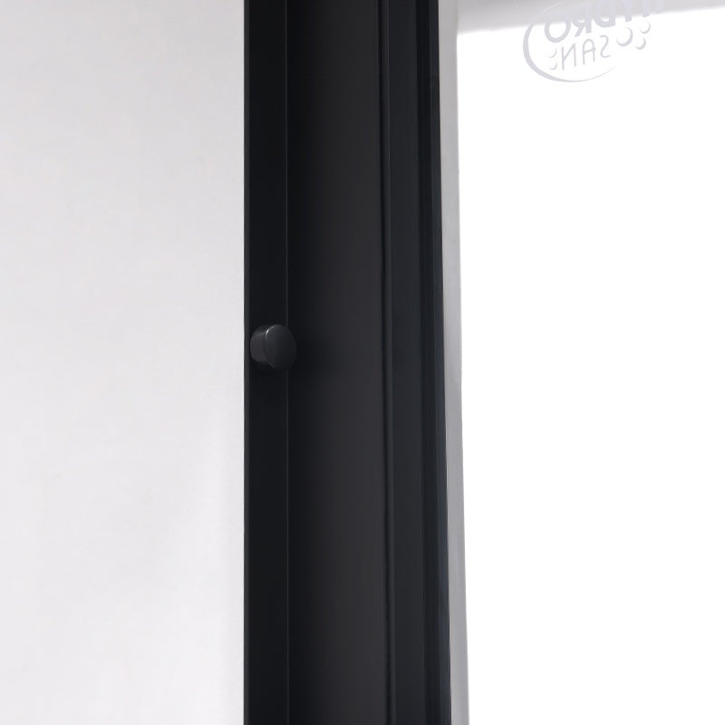 DRZWI PRYSZNICOWE SUPER SLIM NOVA CZARNE 130 CM 6 MM NOVA-BL-130