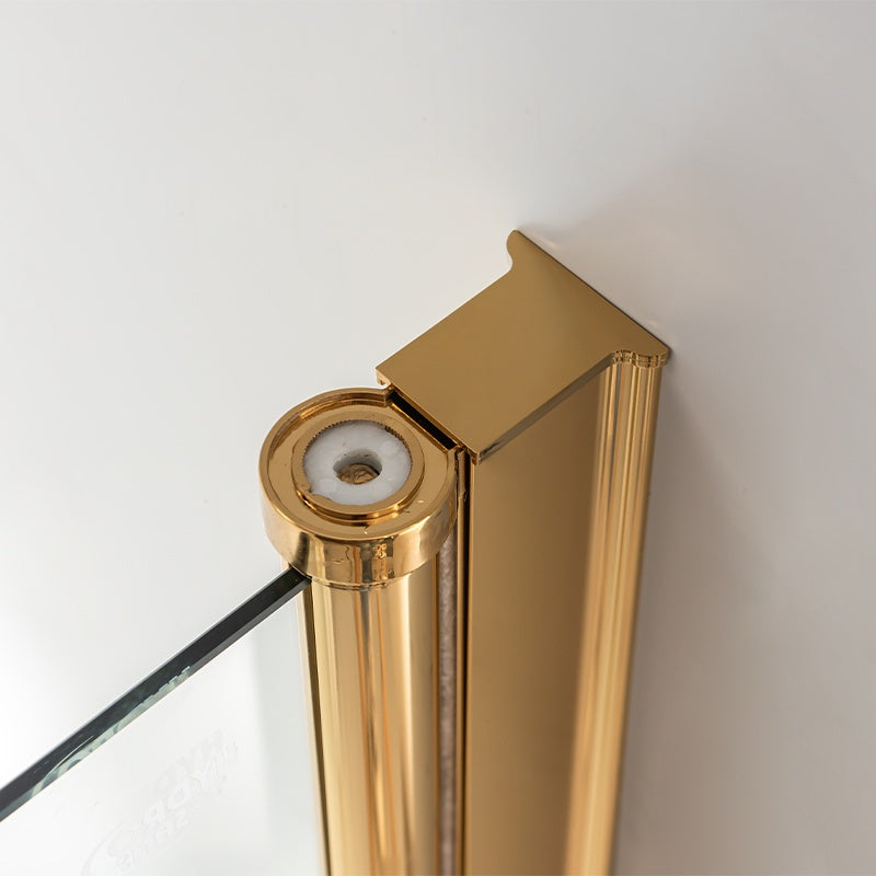 DRZWI PRYSZNICOWE SH01E ZŁOTE 120 CM 6 MM SH01E-GL-120