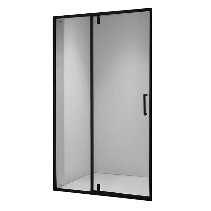 DRZWI PRYSZNICOWE UCHYLNE SH08C DO WNĘKI CZARNE 100 CM 6 MM SH08C-BL-100