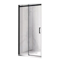 DRZWI PRYSZNICOWE KZ09D CZARNE 125-130 CM 8 MM KZ09D-BL-130