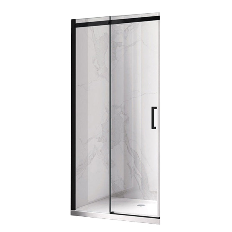 DRZWI PRYSZNICOWE KZ09C CZARNE 115-120 CM 8 MM KZ09C-BL-120