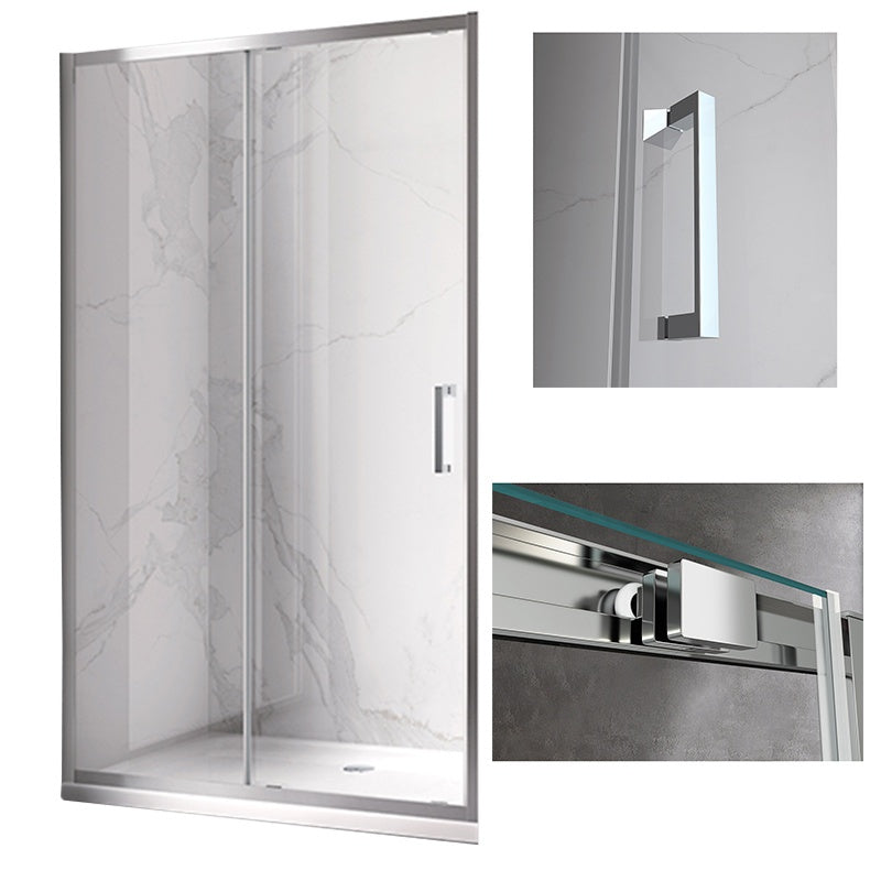 DRZWI PRYSZNICOWE KZ14C CHROM 115-120 CM 6 MM KZ14C-120