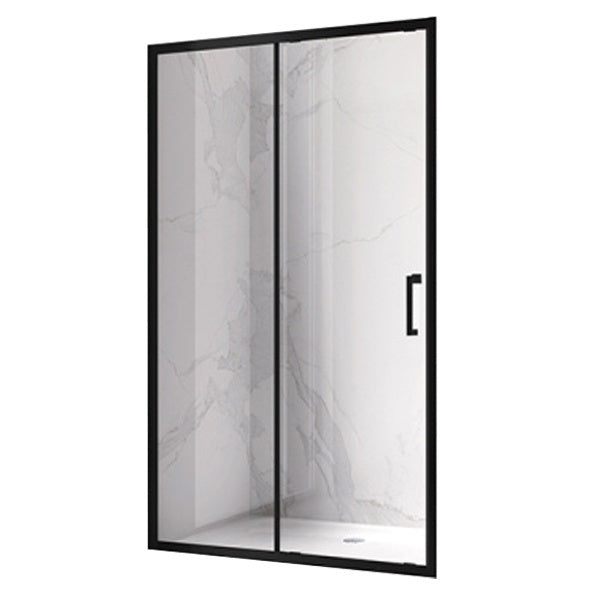 DRZWI PRYSZNICOWE KZ14D CZARNE 125-130 CM 6 MM KZ14D-BL-130