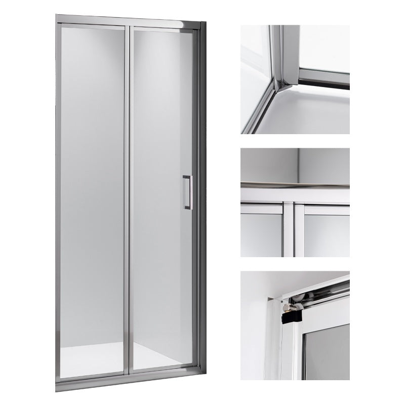 DRZWI PRYSZNICOWE SH09B CHROM 90 CM 6 MM SH09B-90
