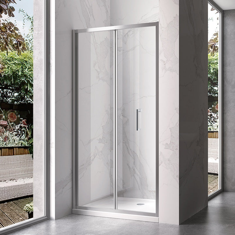 DRZWI PRYSZNICOWE KZ11B CHROM 90 CM 6 MM KZ11B-90