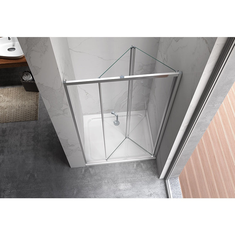 DRZWI PRYSZNICOWE KZ11D CHROM 110 CM 6 MM KZ11D-110