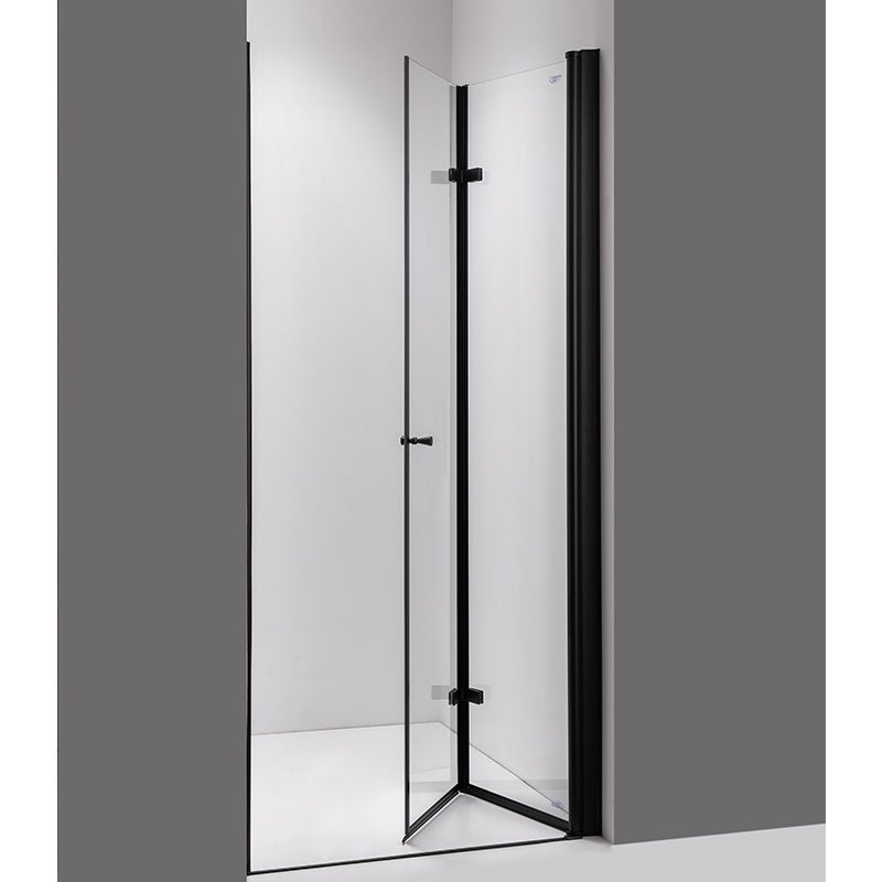 DRZWI PRYSZNICOWE SH01A CZARNE 80 CM 6 MM SH01A-BL-80