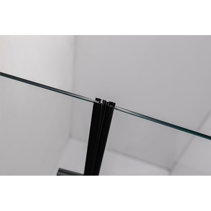 DRZWI PRYSZNICOWE SH01B CZARNE 90 CM 6 MM SH01B-BL-90