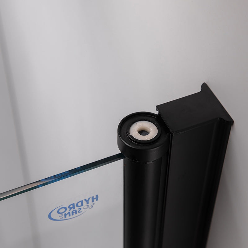 DRZWI PRYSZNICOWE SH01D CZARNE 110 CM 6MM SH01D-BL-110
