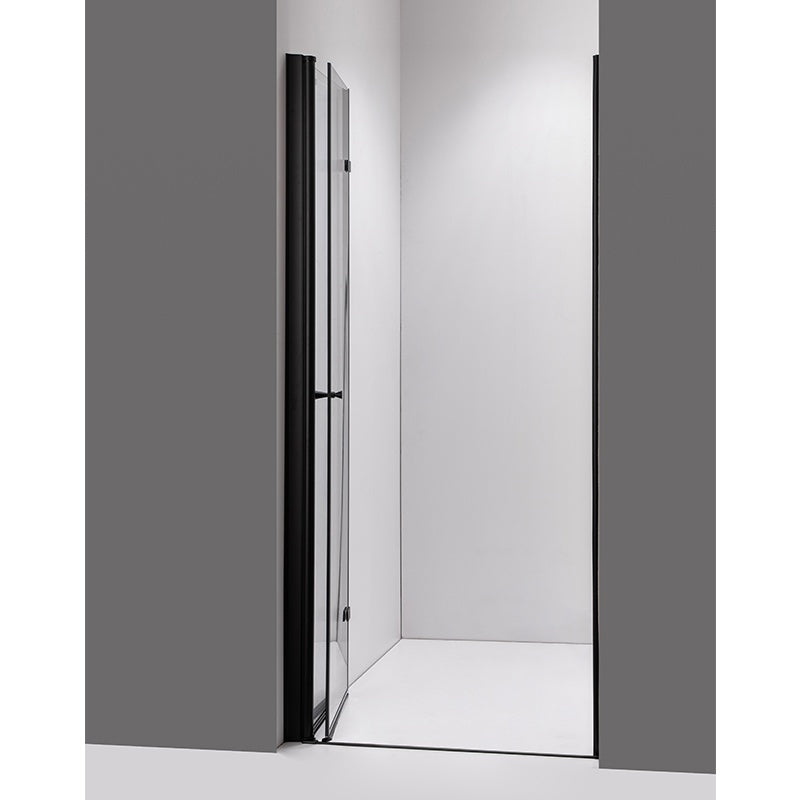 DRZWI PRYSZNICOWE SH01D CZARNE 110 CM 6MM SH01D-BL-110