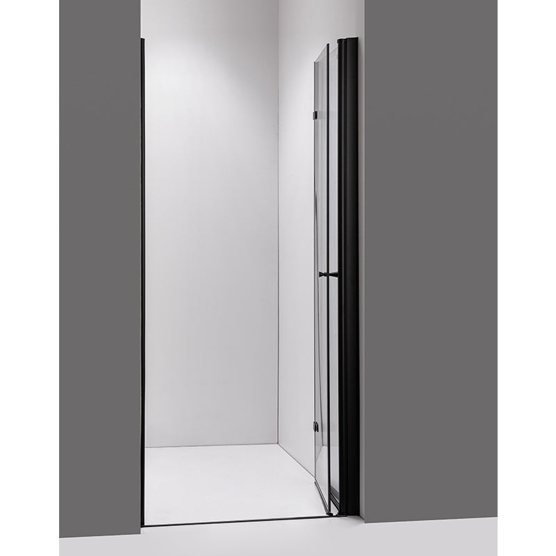 DRZWI PRYSZNICOWE SH01E CZARNE 120 CM 6 MM SH01E-BL-120