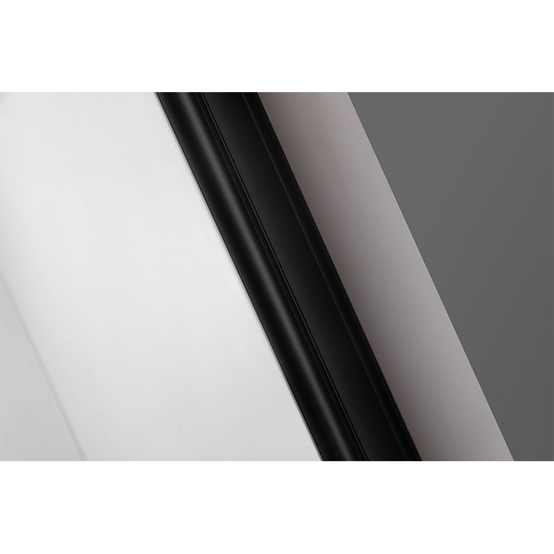 DRZWI PRYSZNICOWE SH01F CZARNE 130 CM 6 MM SH01F-BL-130
