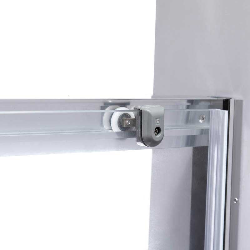 DRZWI PRYSZNICOWE SH02B CHROM 90 CM 6 MM SH02B-90