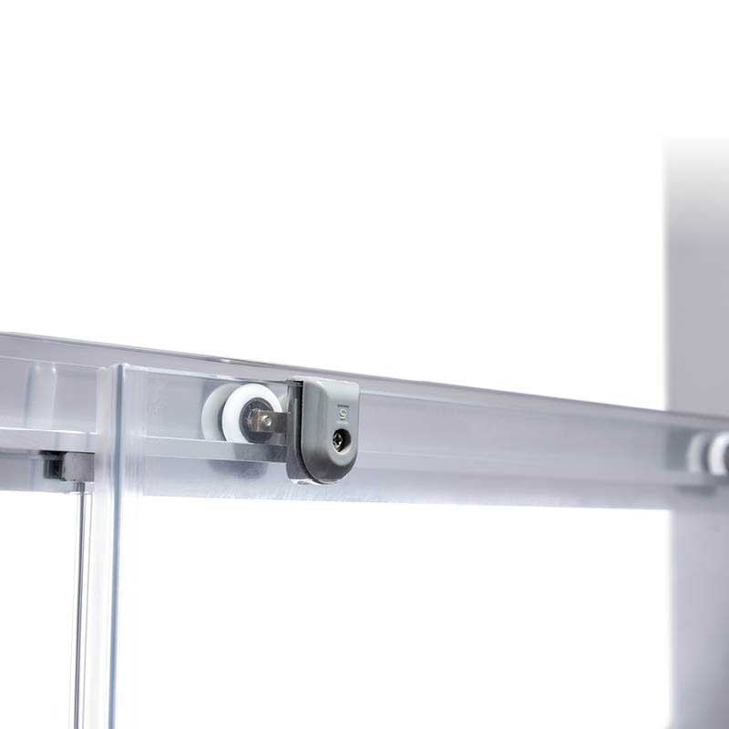 DRZWI PRYSZNICOWE SH02B CHROM 90 CM 6 MM SH02B-90