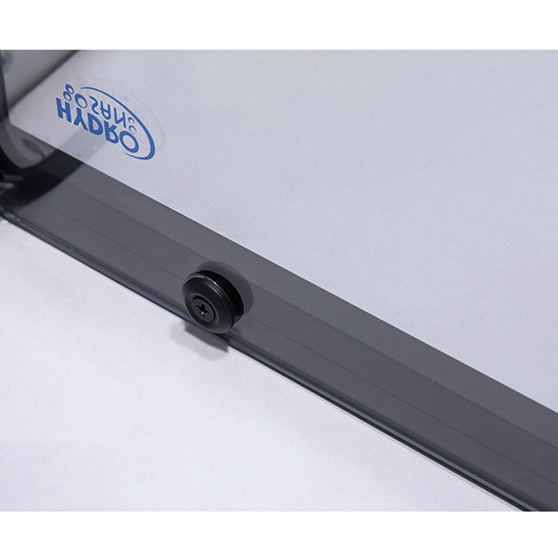 DRZWI PYSZNICOWE UCHYLNE SH08A DO WNĘKI CZARNE 80 CM 6 MM SH08A-BL-80