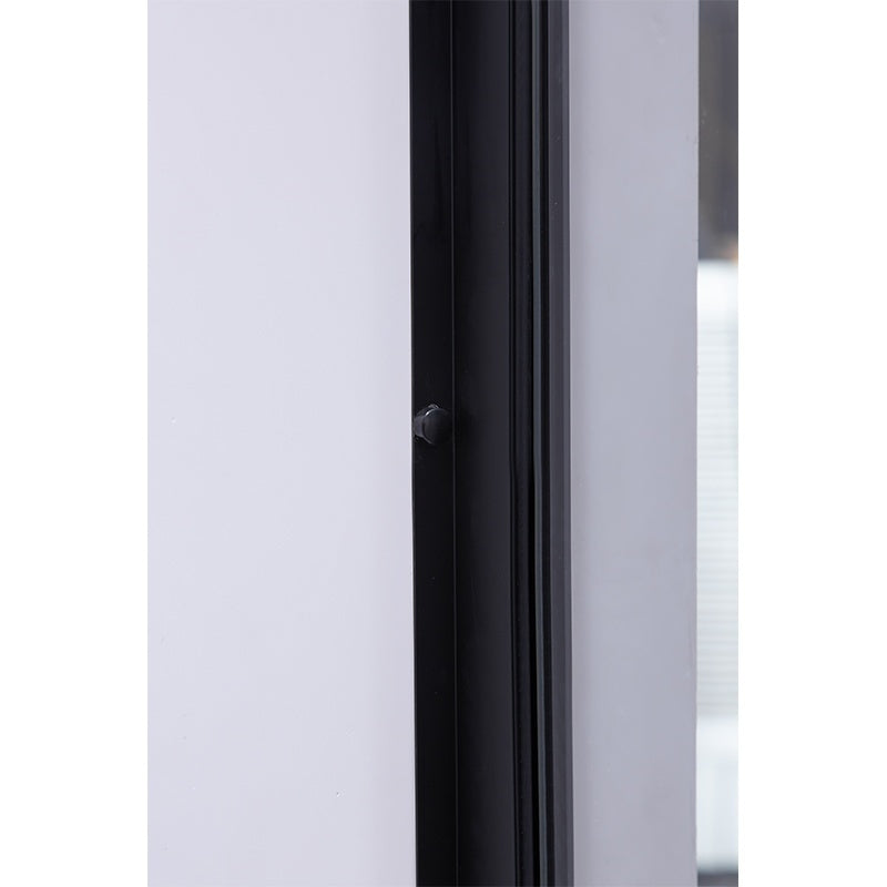 DRZWI PRYSZNICOWE UCHYLNE SH08B DO WNĘKI CZARNE 90 CM 6 MM SH08B-BL-90