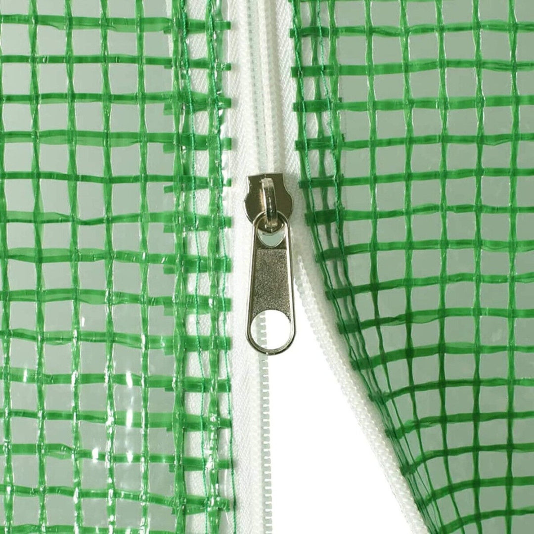 FOLIA ZAMIENNA NA TUNEL OGRODOWY TF07G ZIELONY 6x3 M2 PODWÓJNE DRZWI PTF07G-6X3-GREEN-2D