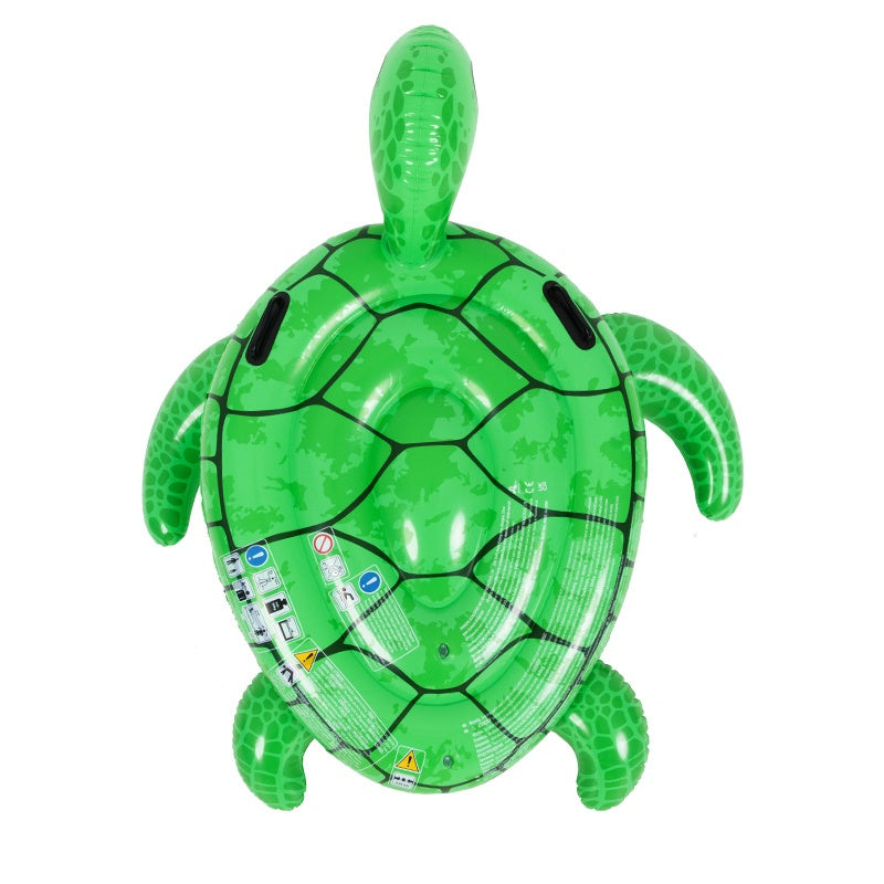MATERAC POMPOWANY DO PŁYWANIA ŻÓŁW TURTLE 134x112 CM TURTLE